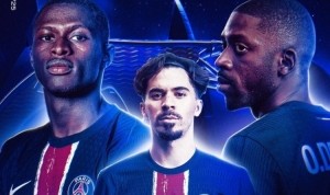 巴黎发布对阵维拉海报：登贝莱、维蒂尼亚、努诺-门德斯出镜